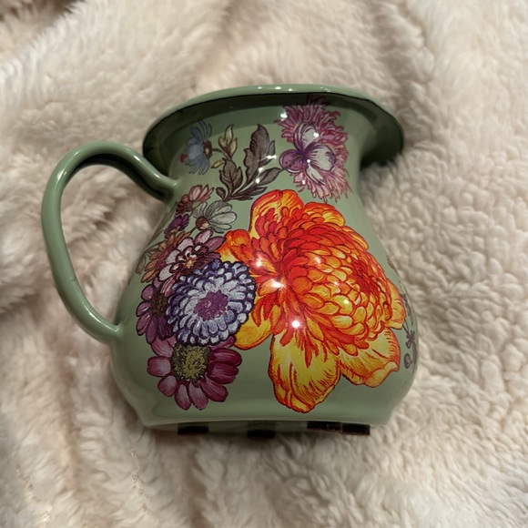 MACKENZIE-CHILDS FLOWER MARKET CREAMER - GREEN - Picture 2 of 5